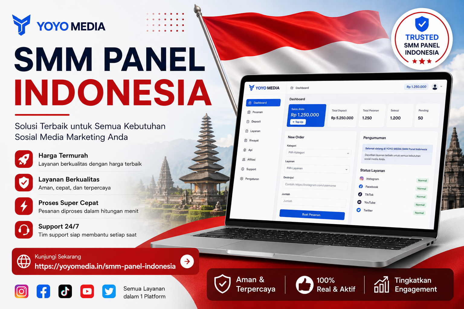SMM Panel Indonesia | YoYo Media