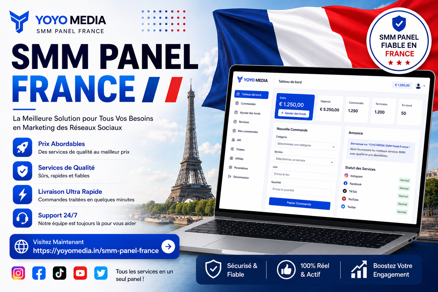 SMM Panel France | YoYo Media