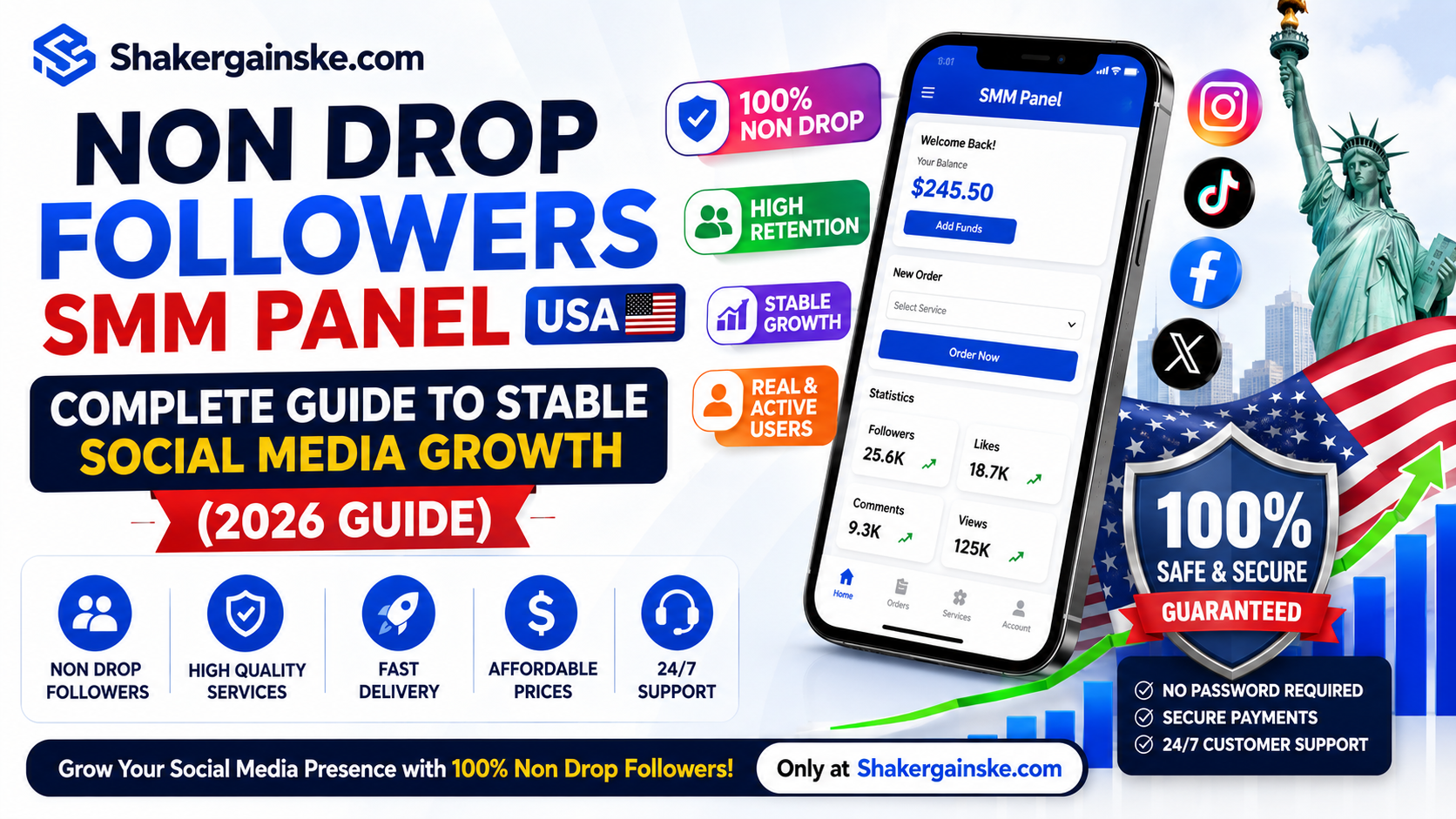 Non Drop Followers SMM Panel: Complete Guide to Stable Social Media Growth (2026)