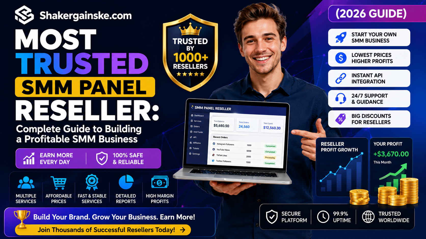 Most Trusted SMM Panel Reseller: Complete Guide to Building a Profitable SMM Business (2026)