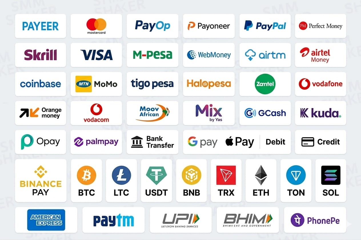 SMM Panel payment methods Africa M-Pesa MTN Airtel PayPal crypto