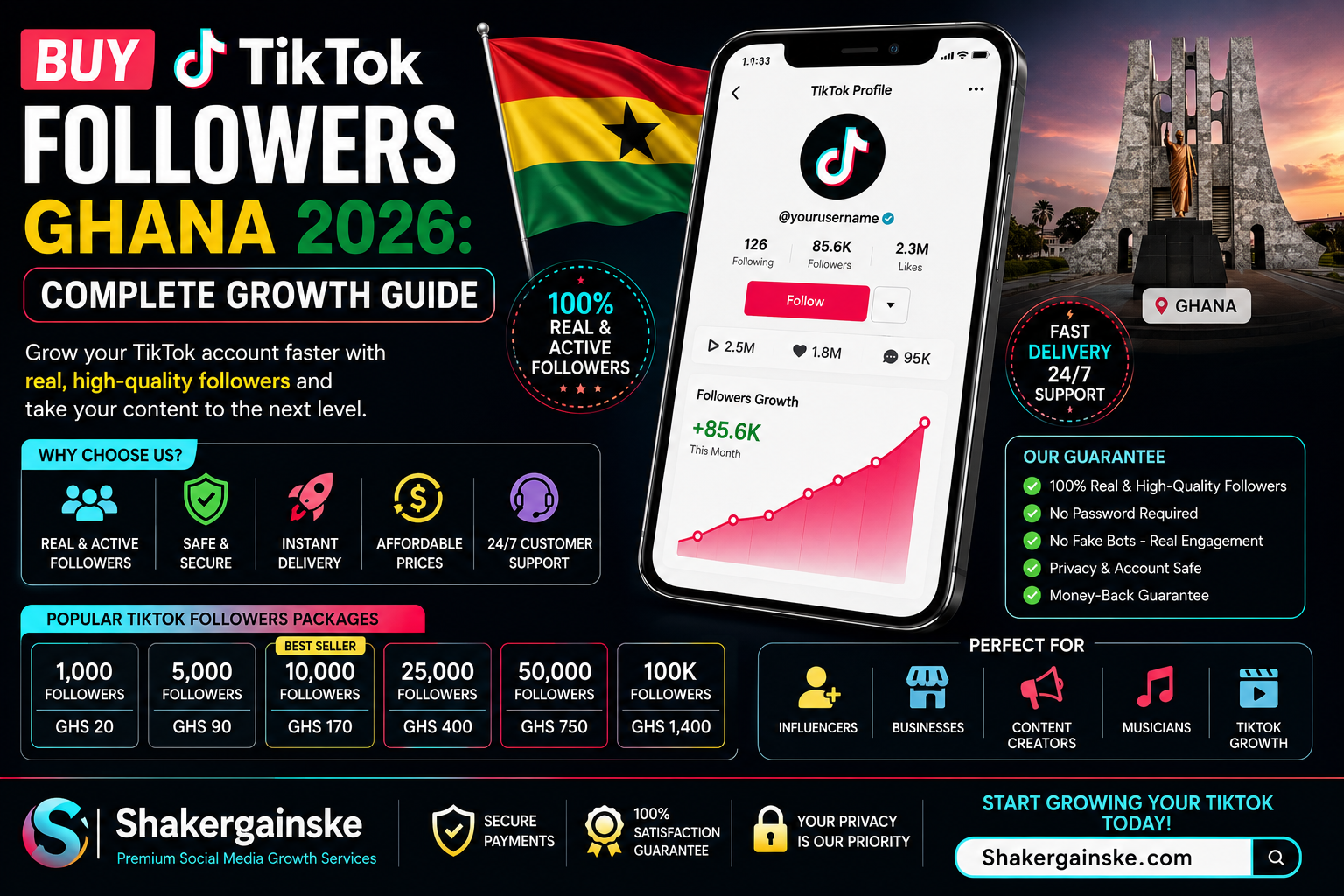Buy TikTok Followers Ghana 2026: Complete Growth Guide